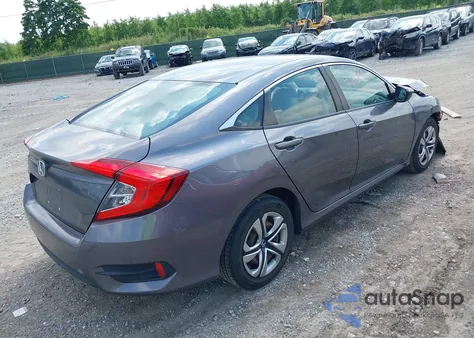 2017 Honda Civic Lx from USA, damaged, VIN 19XFC2F5XHE207658